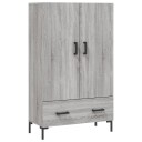 vidaXL Highboard grå sonoma 69,5x31x115 cm konstruert tre