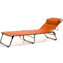Fiam Amigo solseng orange aluminium/textilene