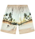 Molo Badeshorts UV50+ Nilson Island Surf 7 8 år 122 128 Badetøy Beige Blå