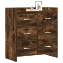  Serviesskap Røkt Eik 75 x 33 x 80 cm Konstruert tre