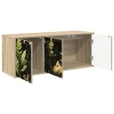 vidaXL Vegghengt TV skap RHENEN 102 x 33 x 40 cm Sonoma eik