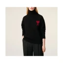 Ami Paris Dame Strikkevarer Svart L,