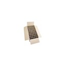 Eske med 50 stk 0,33 l flasker brune long-neck flasker