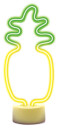 Forever Light FSC 12 Neon LED Bordlampe USB C Oransje Grå?nn Ananas