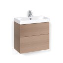 Macro Design Crown Servantskap 2 Skuff- med Light 70 Servant Eik / 60cm Plain