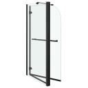 Leddet dusjkabinett ESG 120x68x130 cm svart