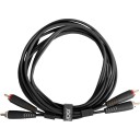 UDG Gear Lydkabel 2x Rca - 2x Rca Black 1,5m