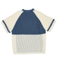 Jam Generation T-skjorte - Strikk/Hullmønster - Navy/Hvit - Jam Generation - 6 år (116) - T-skjorte Marineblå