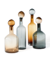Pols Potten   Bubbles & Bottles sett 4 deler cognac