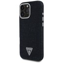Guess MagSafe Denim Etui med Trekantlogo for iPhone 16 Pro Max - Svart