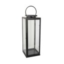Lama Halvor Bakke Lanterne rustfri sort H: 36 cm