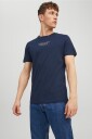 Jack & Jones   T skjorte Jprbluarchie Ss Tee Crew Neck   Blå