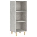 vidaXL Skjenk betonggrå 34,5x32,5x90 cm konstruert tre