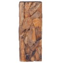 vidaXL Sidebord 30x30x80 cm heltre teak
