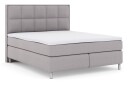 Select No 3 Komplett Sengepakke 180x200 Fast/Medium Lysegrå/Metallben