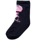 Name It Sokker - 3-pack - NmfAbine - Pensel - Mauve Skygger - Name It - 22/24 - Sokker Blå Brun Gul Lyseblå Marineblå Rosa