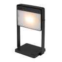 Saulio To-Go bordlampe utendørsbruk Solcelle oppladbar 3W IP44 Svart