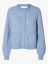Selected Femme Sia Ras Long Sleeve Knit Pocket Cardigan Blå L