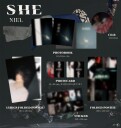 Niel  She  incl. 48pg Photobook, Lyrics Poster, Folded Poster, Sticker + Photocard  CD