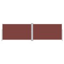 vidaXL Uttrekkbar sidemarkise 180x600 cm brun