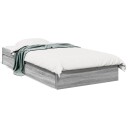  Sengeramme med skuffer grå sonoma 100x200 cm konstruert tre 8721102623295