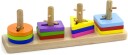 VIGA 50968 CLOCKS WITH SHAPES SORTER -PUZZLE 0895