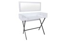 Timiza Sminkbord 100 cm - Hvit/Svart