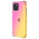 Gradient Støtsikkert iPhone 14 TPU-deksel Rosa / Gull