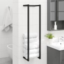 vidaXL Håndklestativ svart 25x20x95 cm jern