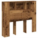  Hodegavl med hylle gammelt tre 120x19x104,5 cm konstruert tre 8721158442178