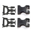 ORTLIEB Repair Kit Stealth Utskiftbar Side-Release (25mm) Spenne 2 stk. - Svart