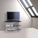 TV bord Sort Glass