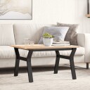 Ben for salongbord Y-ramme 70x60x43 cm støpejern 357921