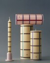 Hay Tube Lysestake Keramikk Pale Pink 5x5 cm