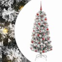  Kunstig sammensatt juletre med LED  stripelys 150 cm PVC