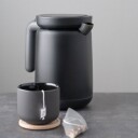 RIG-TIG FOODIE Vannkoker 1L Svart - Høy ytelse, Energivennlig