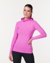 LEVITY Trail Seamless Running Hood Pink Punch - S