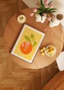 Hello orange Plakat Plakat / 30x40cm