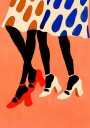 Polka Dot Steps Plakat Plakat / 40x50cm