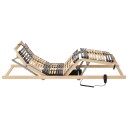 vidaXL Elektrisk lamellbunn med 42 lameller 7 soner 100x200 cm