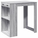  Barbord grå sonoma eik 102x70x103,5 cm konstruert tre 8721158401618