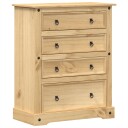  Kommode Corona 92x48x120 cm heltre furu 8721012879157
