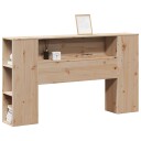  Hodegavl med oppbevaring voksbrun 135 cm heltre furu 8721158396464