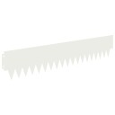 vidaXL Gjerdekant 20 pcs 103 x 20 cm metall Hvit