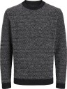 Jack & Jones Jprblacam Knit Crew Neck   BLACK   S