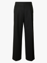 Selected Femme Wide Rita Lano Mid Waist Pant Sort 36/32