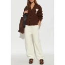 Ami Paris Dame Bukser Beige 2XS,