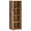 vidaXL Høyskap Gammelt tre 40 x 41 x 124 cm Konstruert tre