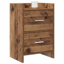  Nattbord 2 pcs Gammelt tre 40 x 30 x 60 cm Konstruert tre