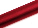 Partydeco RØD Gjennomsiktig Organzaløper 16 cm x 9 meter